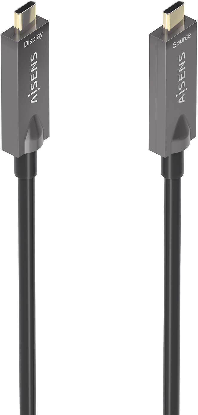 Cabo USB - C 3.1 4K 3A 60W Preto (15mts) - AISENS