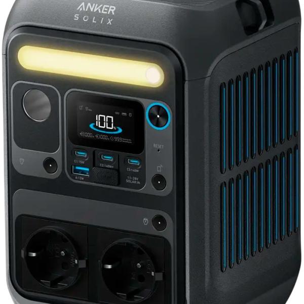 Estação de Energia Portátil Solix C300X 288Wh (2x AC 300W/1x USB - A/2x USB - C) - ANKER