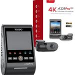Gravador de Vídeo 4K Ultra HD 2160p + Câmara Traseira 2K Quad HD 1440p A229 PRO 2CH - VIOFO