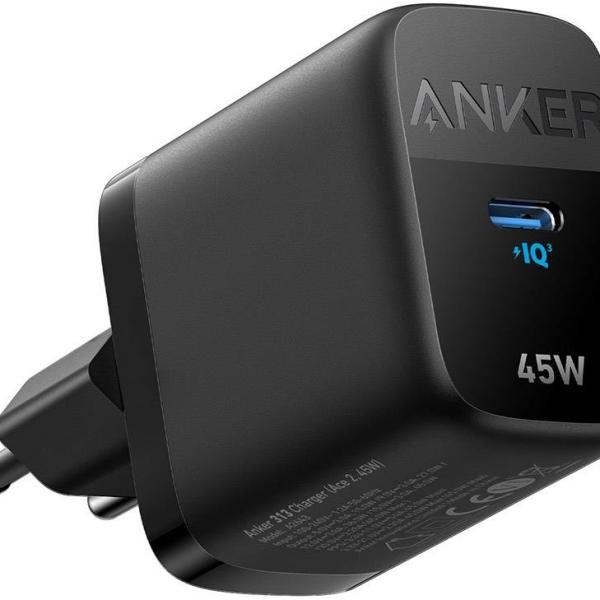 Carregador 313 Charger USB - C 45W (Preto) - ANKER