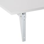 Mesa Dobrável de Parede Mesa Auxiliar Suspensa para Cozinha Sala de Jantar 60x40x20cm Branco