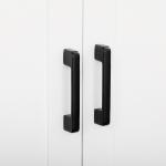 Armário de Cozinha com 4 Portas e Prateleiras Ajustáveis Anti - Tombo 60x30x170,5 cm Branco