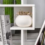 Mesa de Apoio mesa auxiliar para sala e quarto estante para arrumação 45x40x55 cm Branco