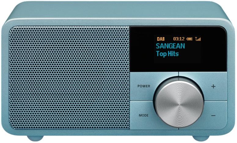 Rádio DAB+ / FM - RDS / Aux - in / Bluetooth (Azul) - SANGEAN