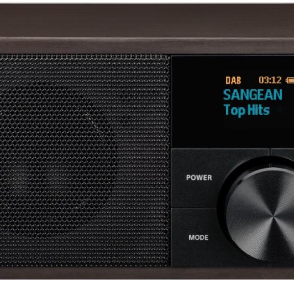Rádio DDR - 7 DAB+ / FM - RDS / Aux - in / Bluetooth (Madeira Escuro) - SANGEAN