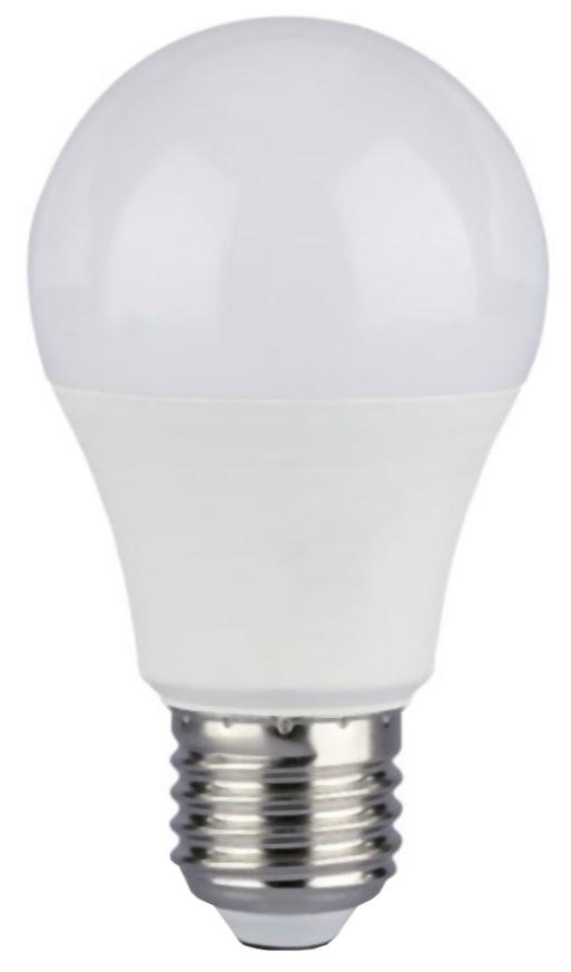 Lampada LED E27 A60 220V 9W Branco F. 6000K 840Lm