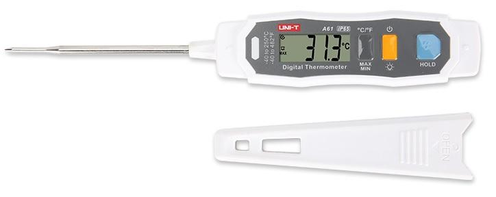 Termómetro Digital c/ Sonda IP65 ( - 40º ~ 250ºC) - UNI - T