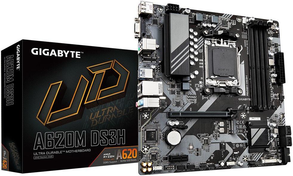 Motherboard Micro ATX A620M DS3H (Rev. 1.0) AMD A620 Socket AM5 - GIGABYTE