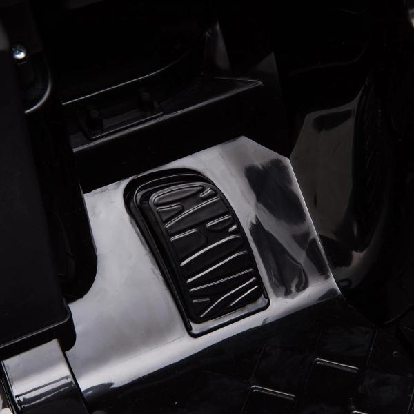 Carro Elétrico Infantil Mercedes AMG 12V com Controle Remoto Música Luzes Abertura da Porta Passeio para Crianças 3 - 5 Anos Preto 115x70x55 cm