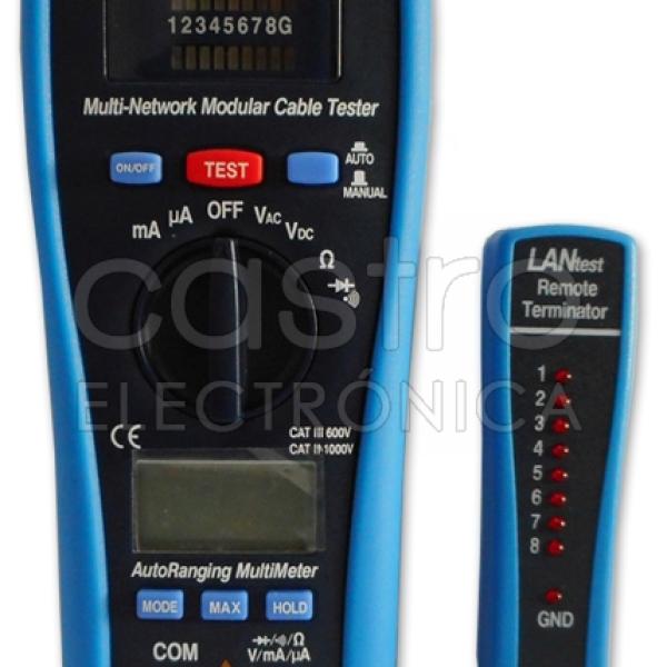 Multimetro Digital com Testador de Redes KM - LAN - K2M