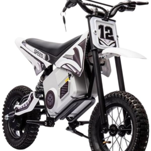 Moto Cross Elétrica A9901 (Branco)
