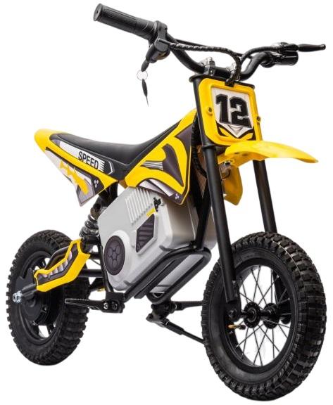 Moto Cross Elétrica A9901 (Amarelo)