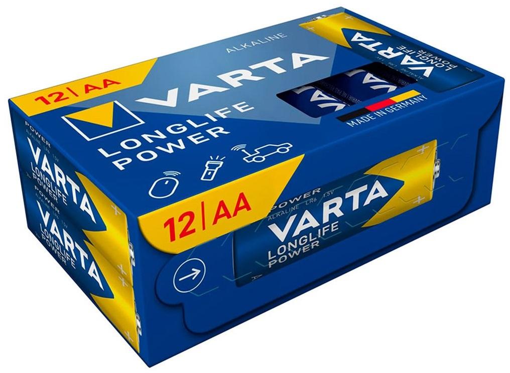 Pack 12x Pilhas 1,5V Alcalinas LR6 AA - VARTA