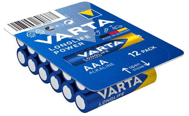 Pack 12x Pilhas 1,5V Alcalinas LR03 AAA - VARTA