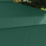 Tenda Dobrável 2,5x2,5 m Tenda de Jardim com 1 Parede Lateral Altura Ajustável para Campismo Festas Verde