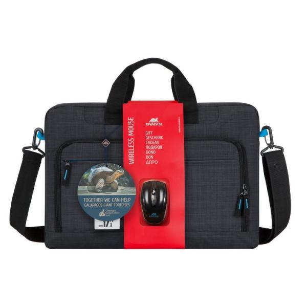 Mala Rivacase 17.3" Bundle 8058 + rato sem fio.