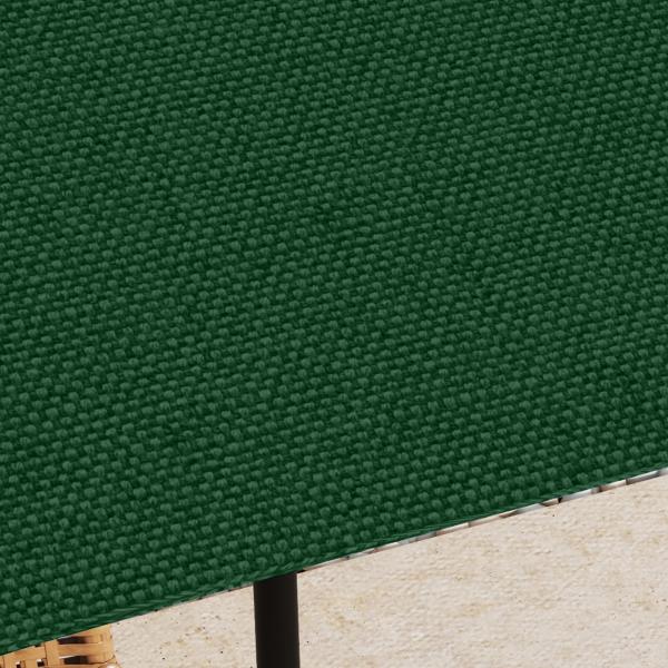 Toldo de Substituição de 3x3m para Pérgola de Jardim com 8 Orifícios de Drenagem e Ventilação Verde