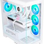 Caixa ATX Danube Sava H500 ARGB (Branco) - ABYSM