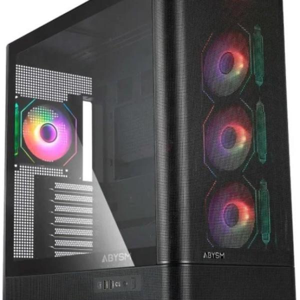 Caixa ATX Danube Sava H500 II Air ARGB (Preto) - ABYSM