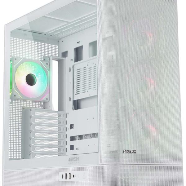 Caixa ATX Danube Sava H500 II Air Midi Tower (Branco) - ABYSM