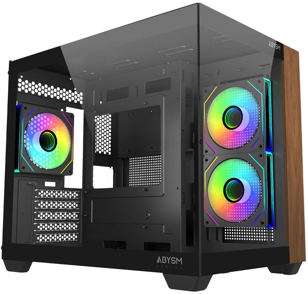 Caixa Micro - ATX Danube Sava Nature 285C Micro Tower (Preto) - ABYSM