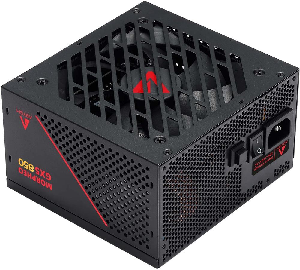 Fonte de Alimentação Morpheo GX5 850W 20+4 pin ATX (Preto/Vermelho) - ABYSM