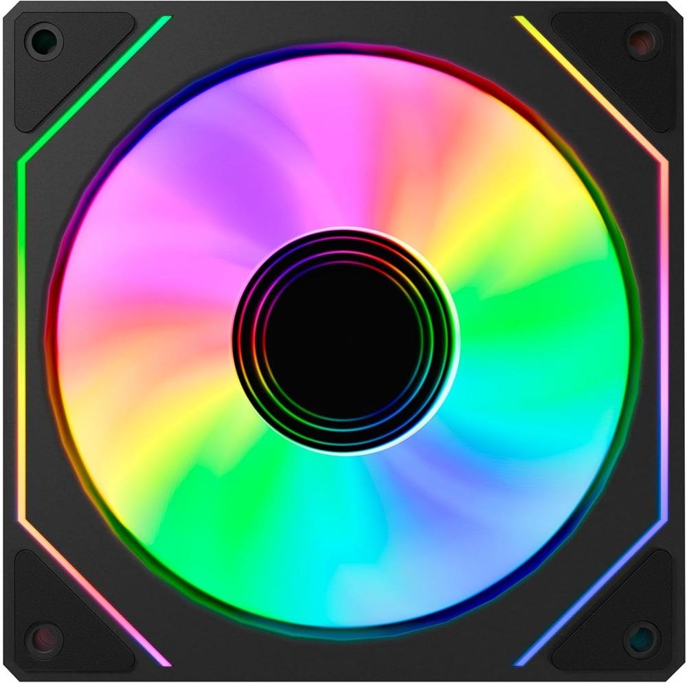 Ventoinha Arclight 3.0 PWM ARGB 120mm (Preto) - ABYSM
