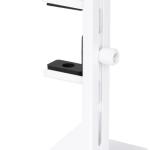 Suporte p/ Placa Gráfica Ajustável em Altura (Branco) - ABYSM