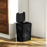 Balde de Lixo Automático 15L com Sensor Infravermelhos e Modo Manual Anel de Retenção Antimarcas 27,6x21,4x33,5 cm Preto