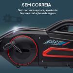 Kart a Pedais para Crianças com Assento Ajustável em 4 Posições, Travão de Mão e Rodas de EVA 100x58x58,5 cm Vermelho