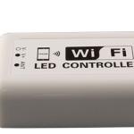 Controlador Fita LED (1 Cor) 7,5... 24VDC 144/72W 12/6A WiFi (Android e iOS)