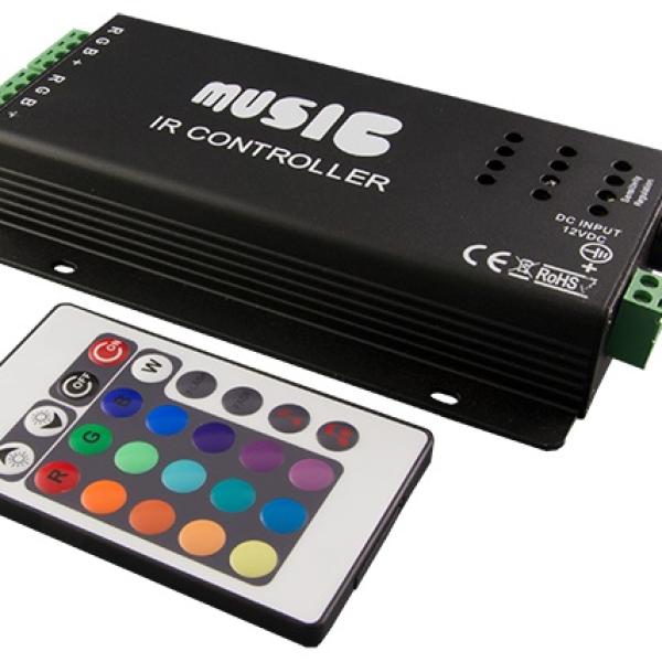 Controlador RGB através de Musica p/ Fitas de LED