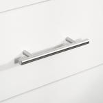 Cómoda com 4 Gavetas Cómoda de Dormitório de Estilo Moderno para Sala de Estar Entrada Corredor 112x38,2x81cm Branco