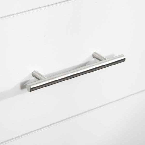 Cómoda com 4 Gavetas Cómoda de Dormitório de Estilo Moderno para Sala de Estar Entrada Corredor 112x38,2x81cm Branco