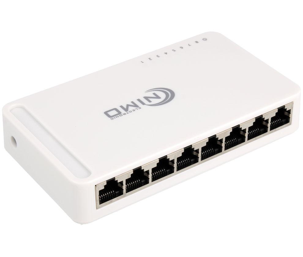 Switch Gigabit 8P 100/1000Mbps - NIMO
