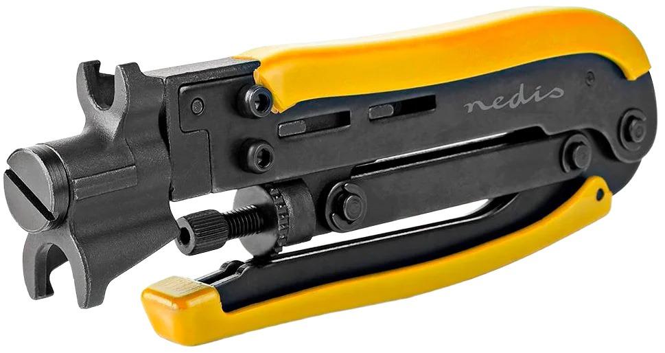 Alicate Cravar Fichas F de Compressão RG58, RG59, RG6, RG7, RG11 - NEDIS