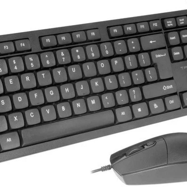 Teclado PT + Rato Ótico USB 1600DPI (Preto) - TACENS