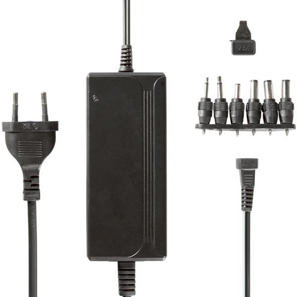 Alimentador Universal AC 5 - 15V 36W (Preto) - NEDIS