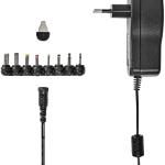 Adaptador/Transformador Universal 3 - 12V CC 18W (Preto) - NEDIS