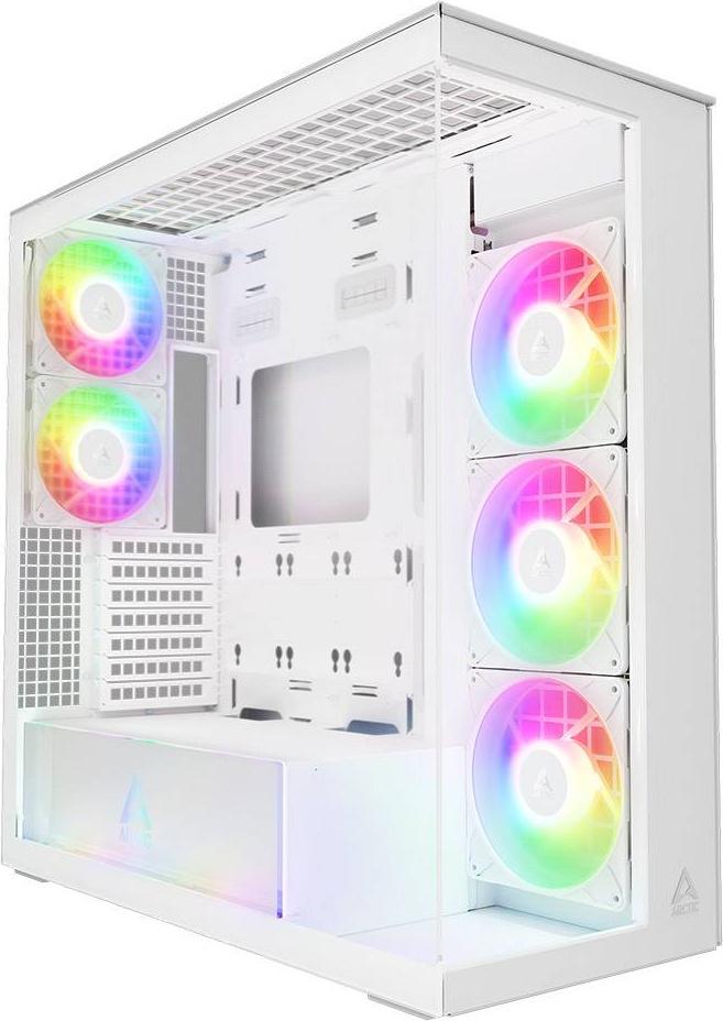 Caixa E - ATX Arctic Xtender ARGB Vidro Temperado Branco
