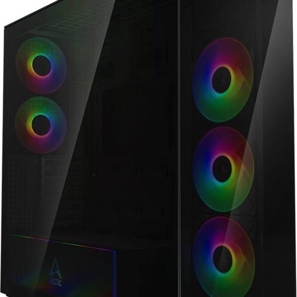 Caixa Extended - ATX Xtender Premium Tempered Glass ARGB Black - ARCTIC