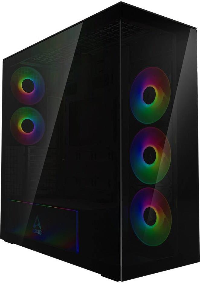 Caixa E - ATX Arctic Xtender ARGB Vidro Temperado Preto