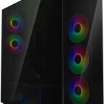 Caixa E - ATX Arctic Xtender VG ARGB Vidro Temperado Preto