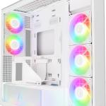 Caixa Extended - ATX Xtender VG Premium Tempered Glass ARGB White - ARCTIC