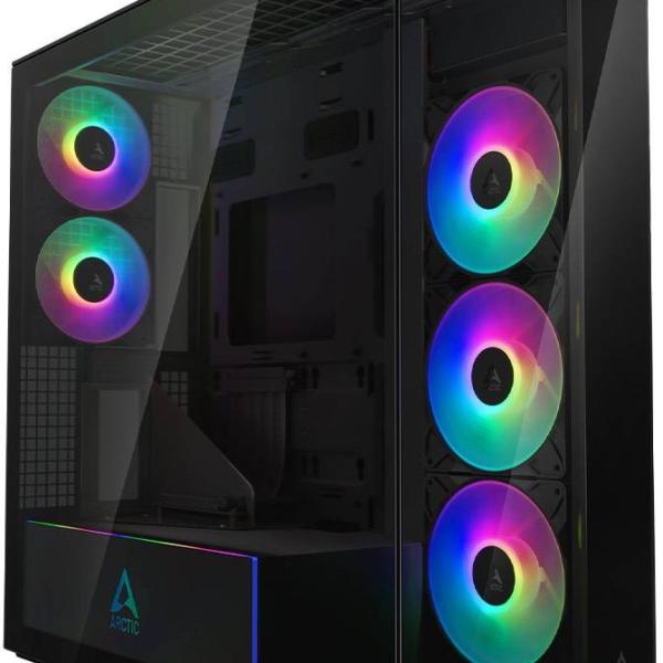 Caixa Extended - ATX Xtender VG Premium Tempered Glass ARGB Mirror Black - ARCTIC