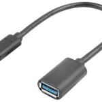 Cabo Adaptador USB - C Macho - USB - A Fêmea (15cm) - LANBERG