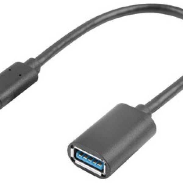 Cabo Adaptador USB - C Macho - USB - A Fêmea (15cm) - LANBERG