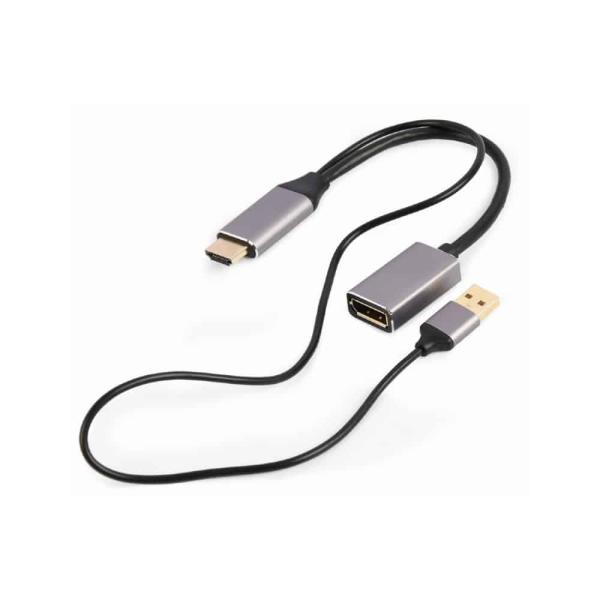 Adaptador Gembird Activo 4K HDMI Macho para DisplayPort Fêmea Preto — Recondicionado