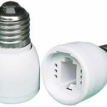 Suporte Adaptador Lampada E27 - PL G24d
