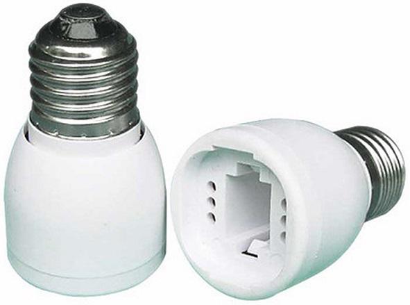 Suporte Adaptador Lampada E27 - PL G24d